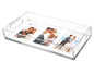 PHOTO TRAY - 16" X 8" WITH WHITE MAT FOR THREE 5" X 7" PHOTOS: PHOTO TRAY - 16" X 8" WITH WHITE MAT FOR THREE 5" X 7" PHOTOS