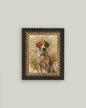 Study of a Hound Framed Art: 8x10