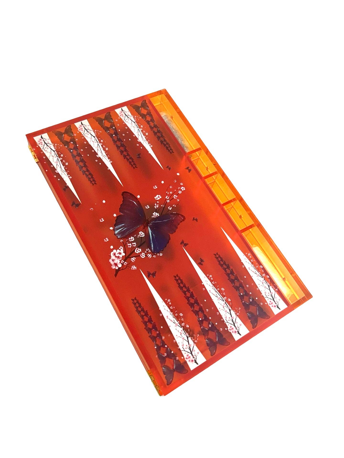 Game, Backgammon, Orange Butterfly
