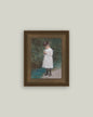 Mauve Daughter of the Artist Framed Antique Art: 8x10
