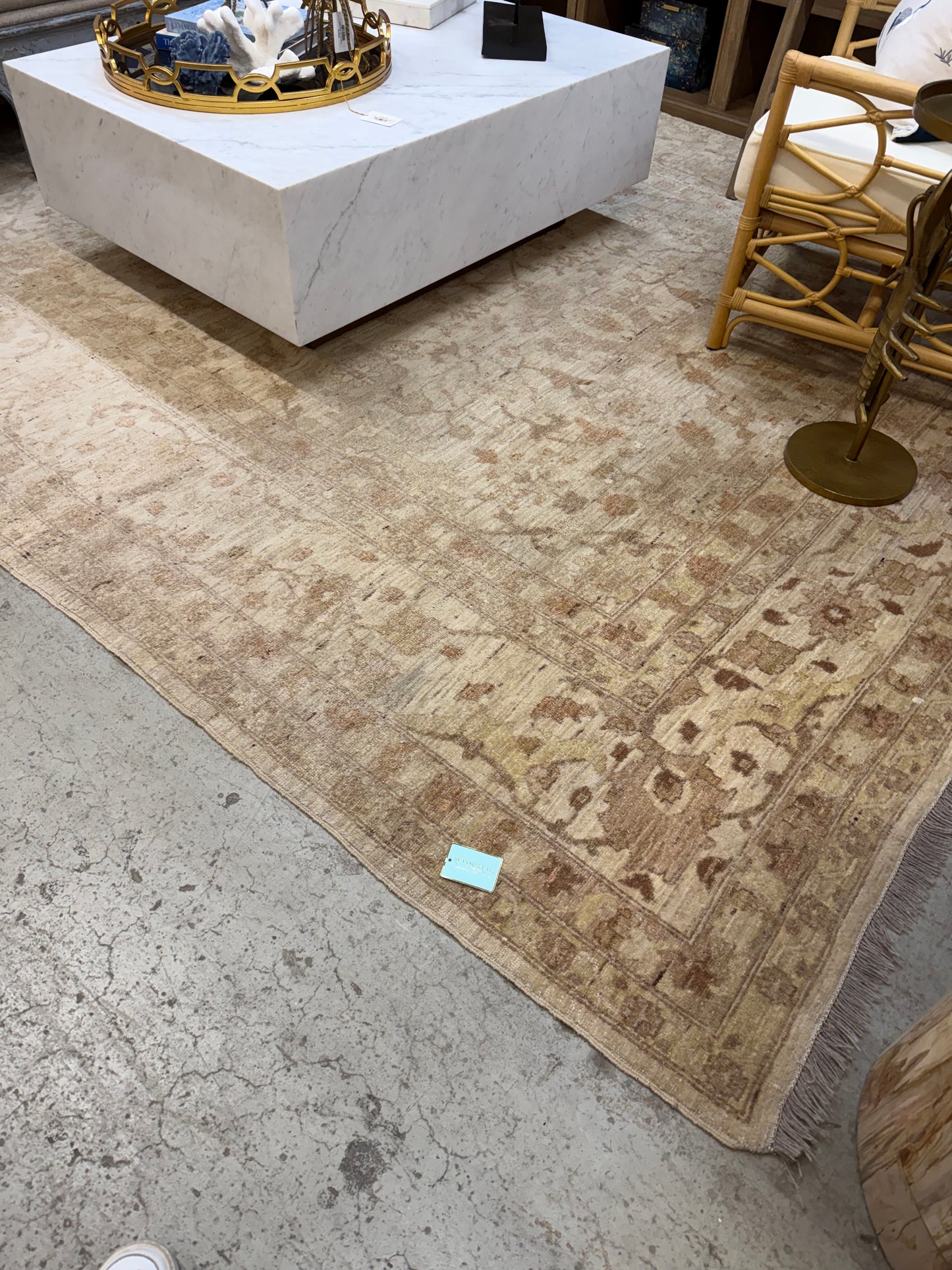 Silk and Wool Rug 8'8" x 11'1"