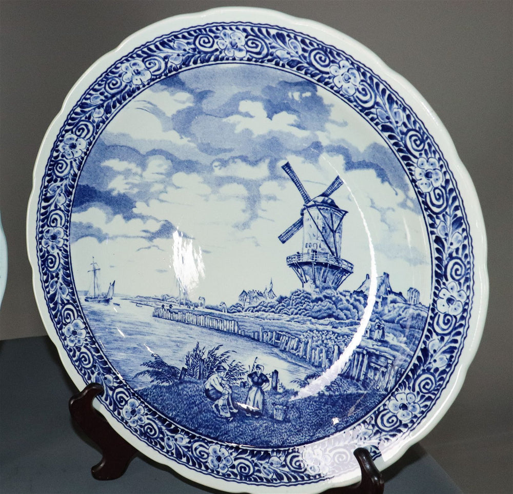 Blue & White Delft Charger Misc 16Dx16H