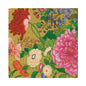 A Profusion of Flowers Gold Luncheon Napkins 6.5x6.5"