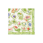 Mahjong Green Cocktail Napkins 5x5"