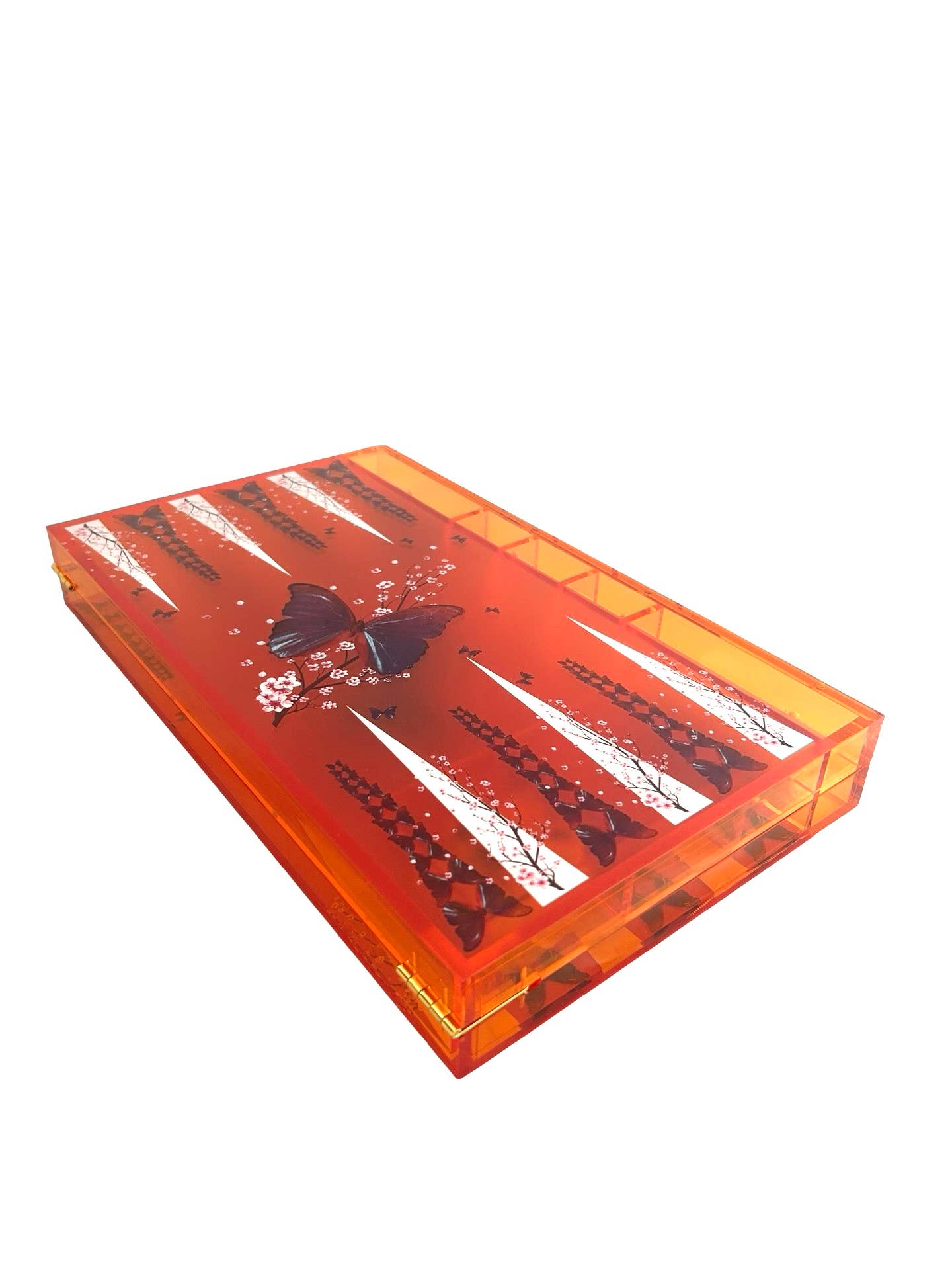 Game, Backgammon, Orange Butterfly