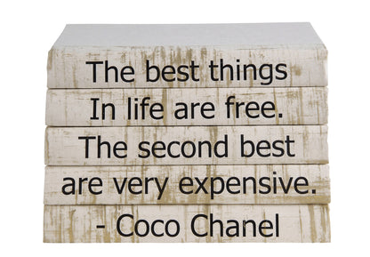 Brushstrokes On Cream - Coco Chanel, Off-White Covers