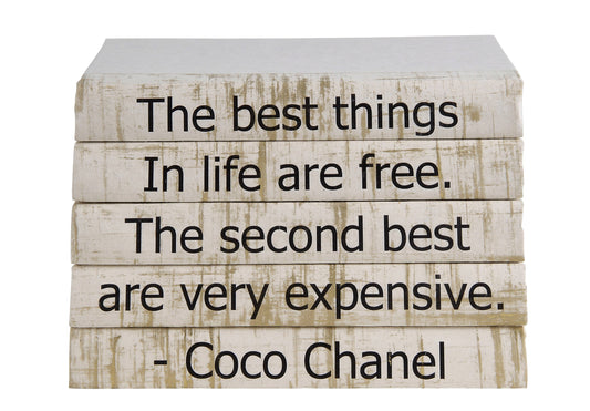 Brushstrokes On Cream - Coco Chanel, Off-White Covers