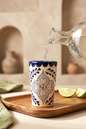 Shot Glasses, Talavera Design, Made in Mexico, Barware