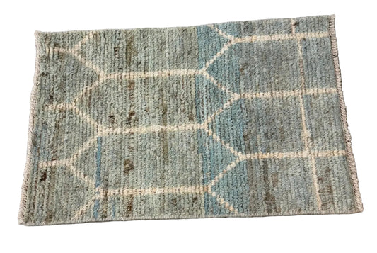 Hand Knotted Wool Rug 2' x 3'