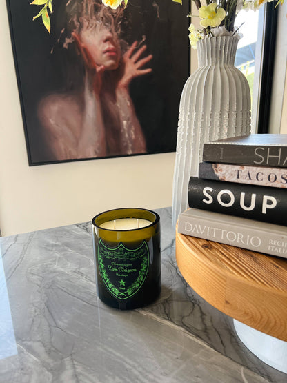 Recycled Dom Luminous Candle: Amber/Sandalwood/Leather