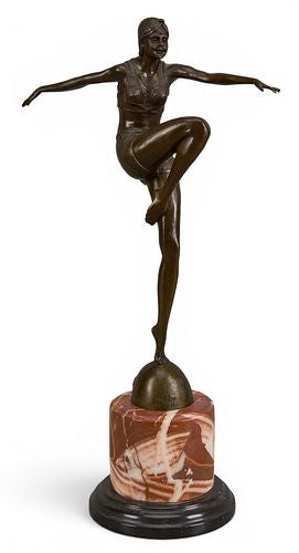 BRONZE DANCER STATUE