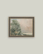 The Rainbow Framed Antique Art: 9x7