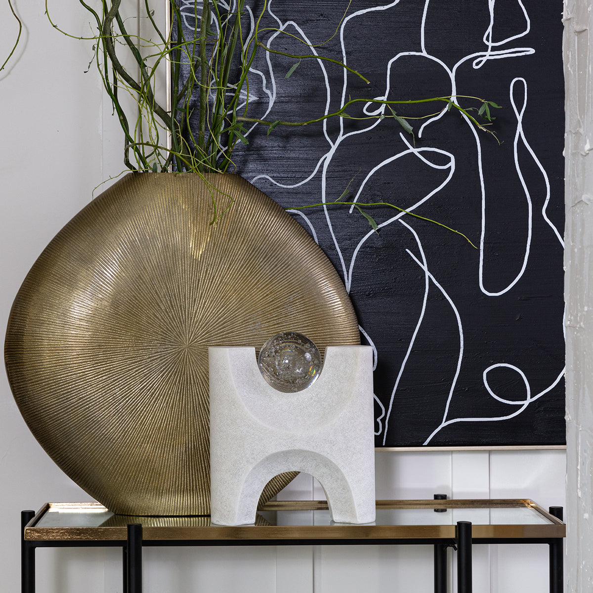 Ridge Tall Vase