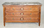 French Louis XVI Style Marble Chest 55 x 19.5x35"h