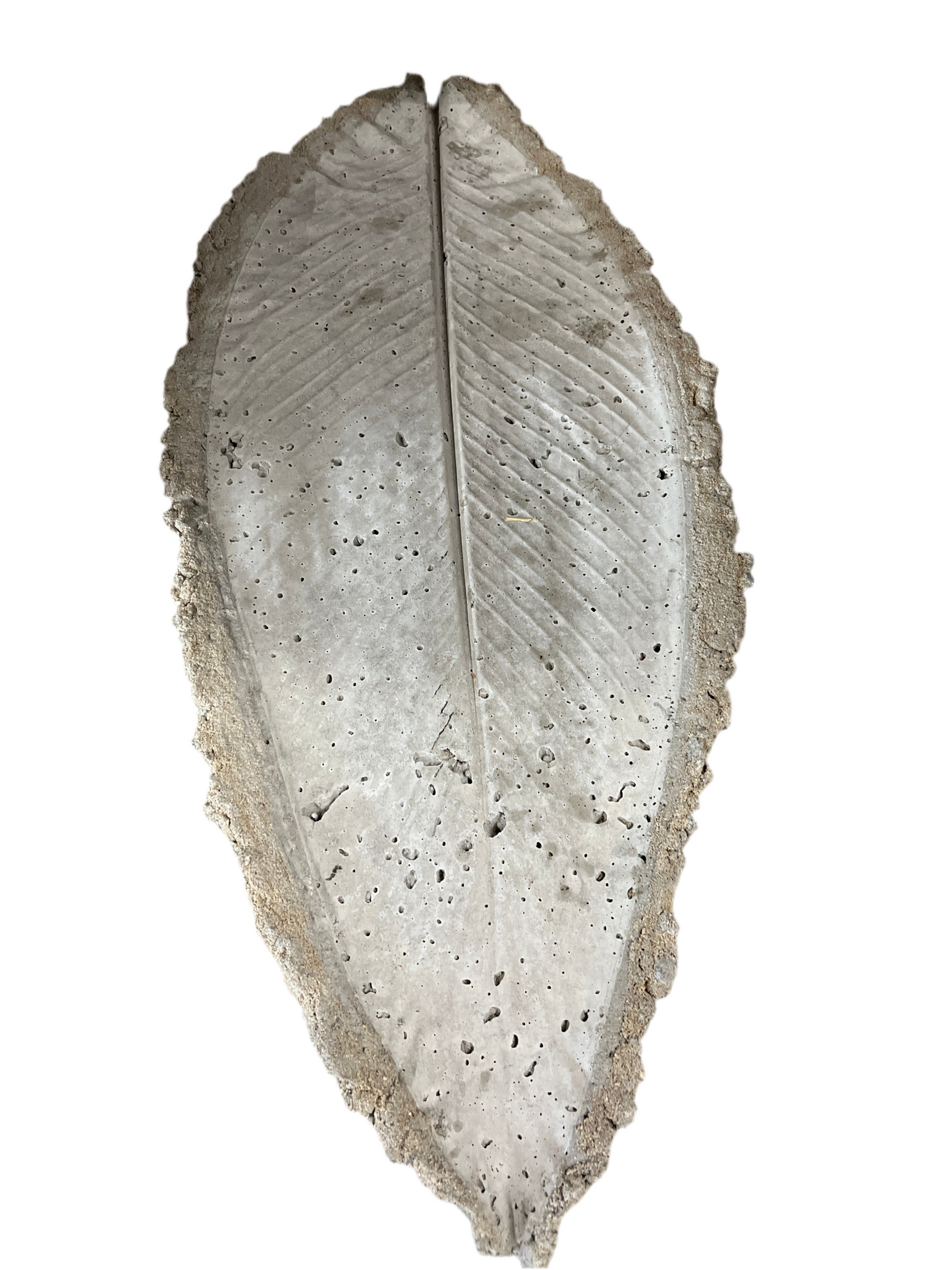 LARGE CONCRETE LEAF