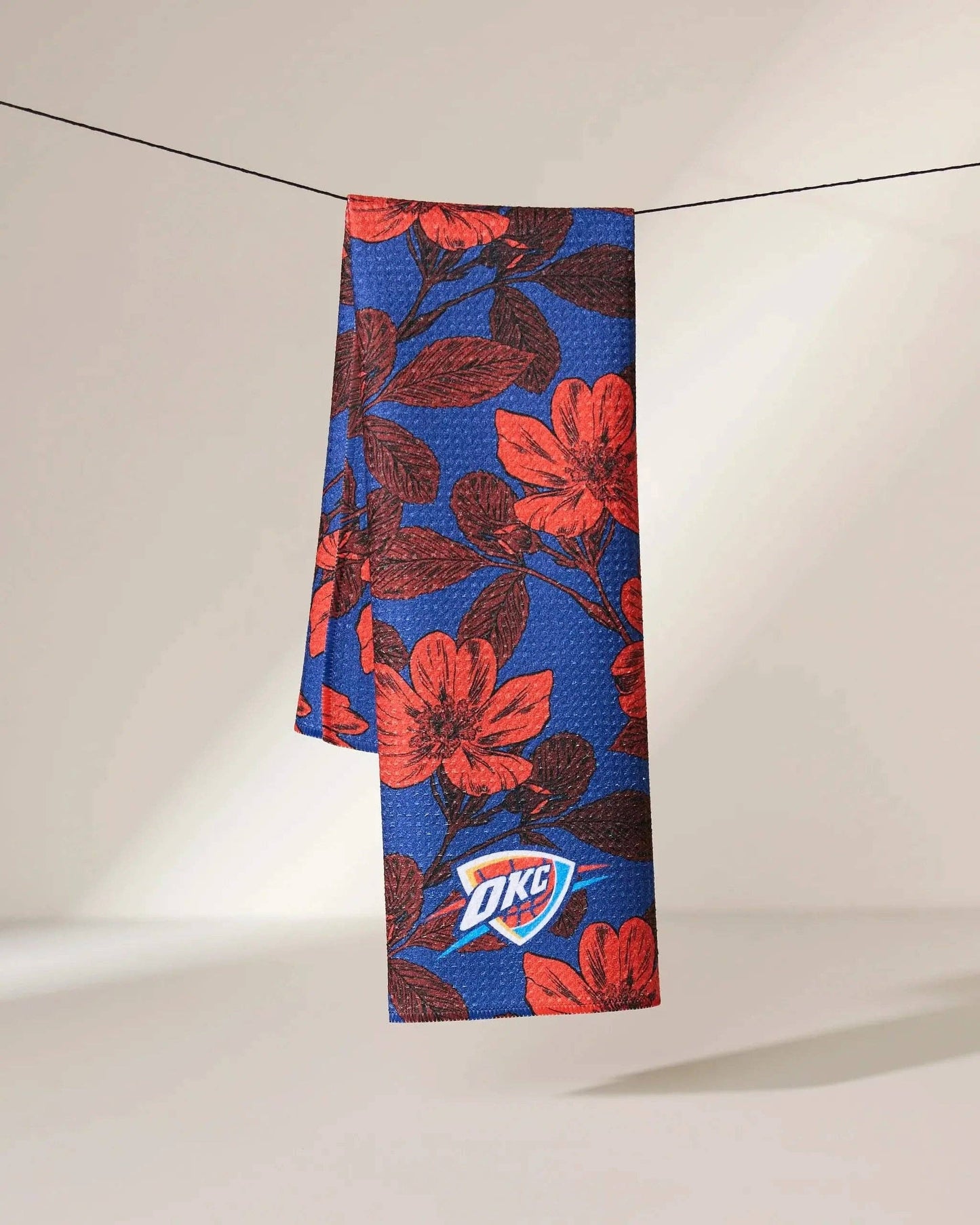 OKC Floral Tea Towel
