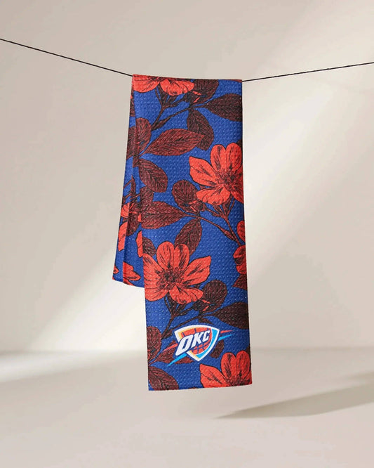 OKC Floral Tea Towel
