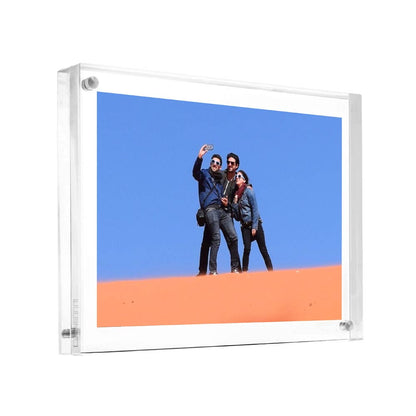 The Original Magnet Frame - Clear, Acrylic Frames - 13 Sizes: 8"x8"