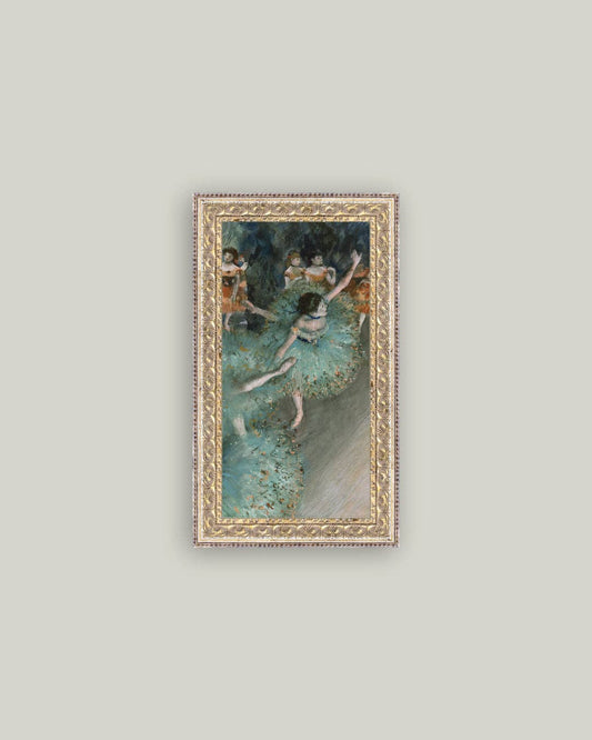 Swaying Dancer in Green: 7x12