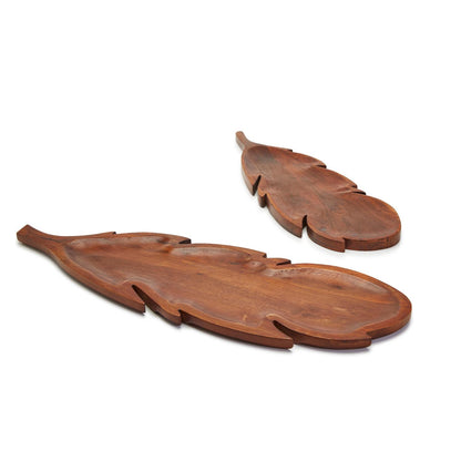 Feather Serving Boards Set of 2 (2 sizes)