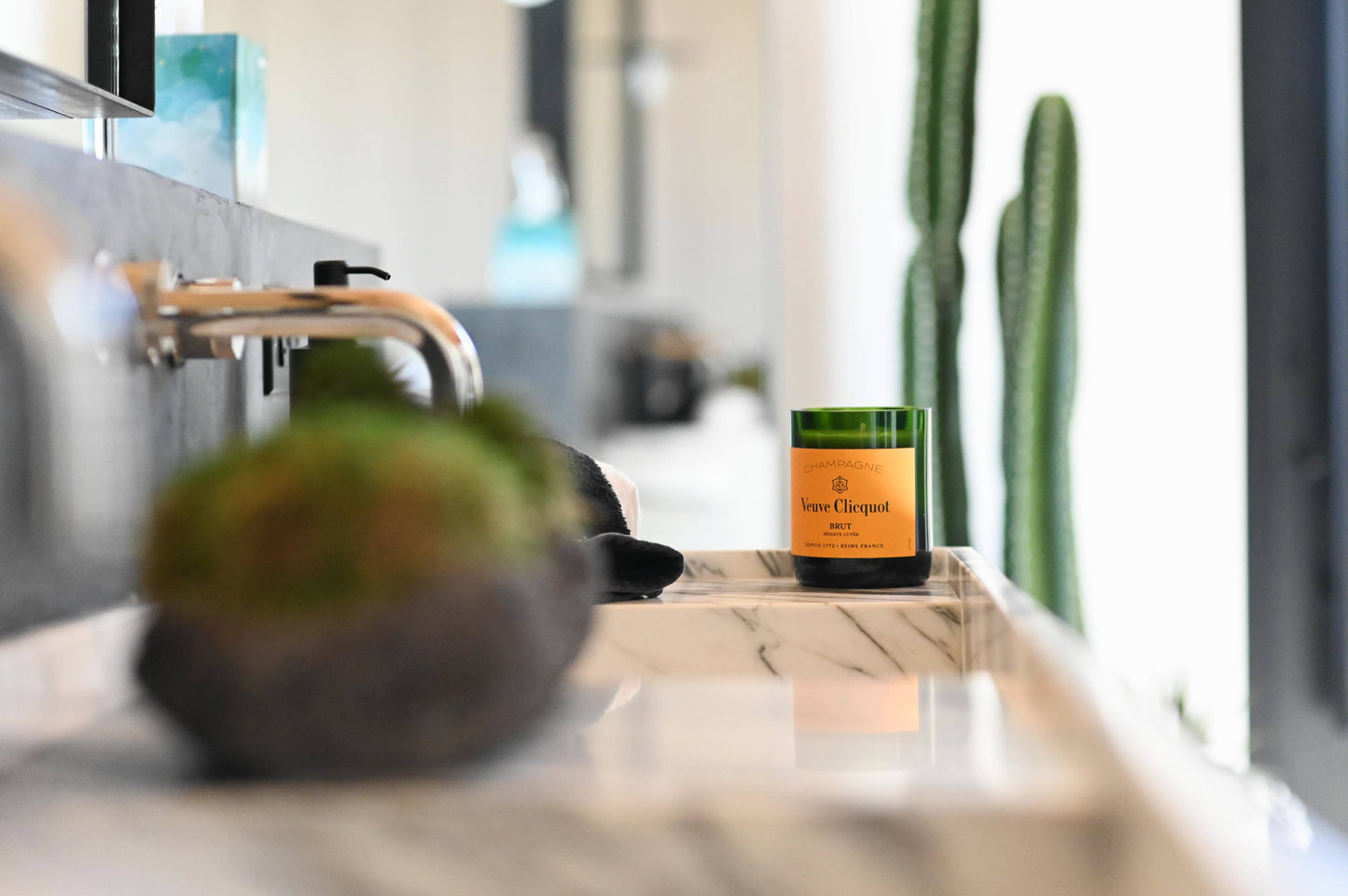 Recycled Veuve Novelty Candle: Medium