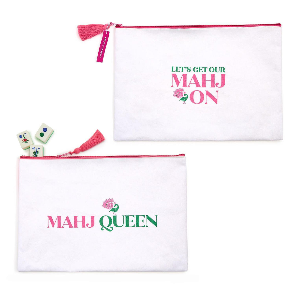 Mahjong Storage and Accessory Pouch, Assorted 2 Designs