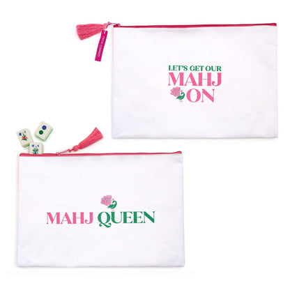 Mahjong Storage and Accessory Pouch, Assorted 2 Designs