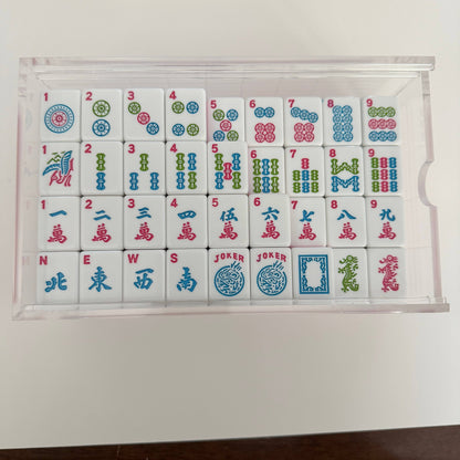 Mahjong Studios – Rose Dragon American Mahjong Bundle Tile Set (166 Tiles): Tiles +Dice & Instructions Only