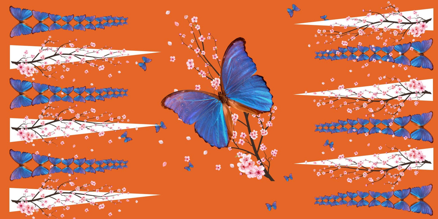 Game, Backgammon, Orange Butterfly