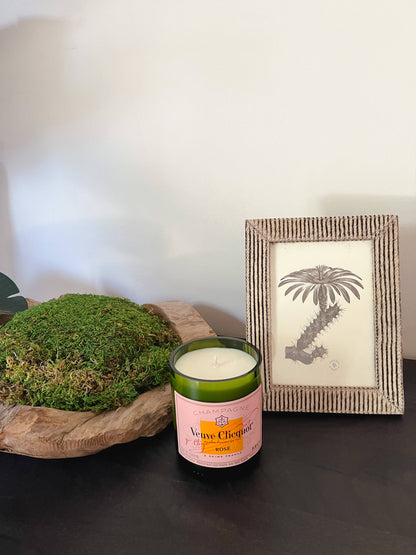 Recycled Veuve Rosé Novelty Candle: Small