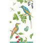 Jeweled Birds Ivory Guest Towels 4.25x7.75"