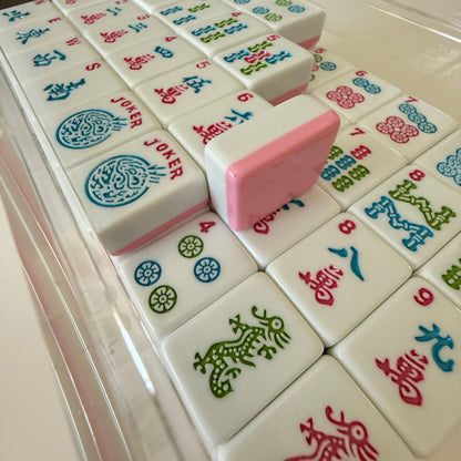 Mahjong Studios – Rose Dragon American Mahjong Bundle Tile Set (166 Tiles): Tiles +Dice & Instructions Only