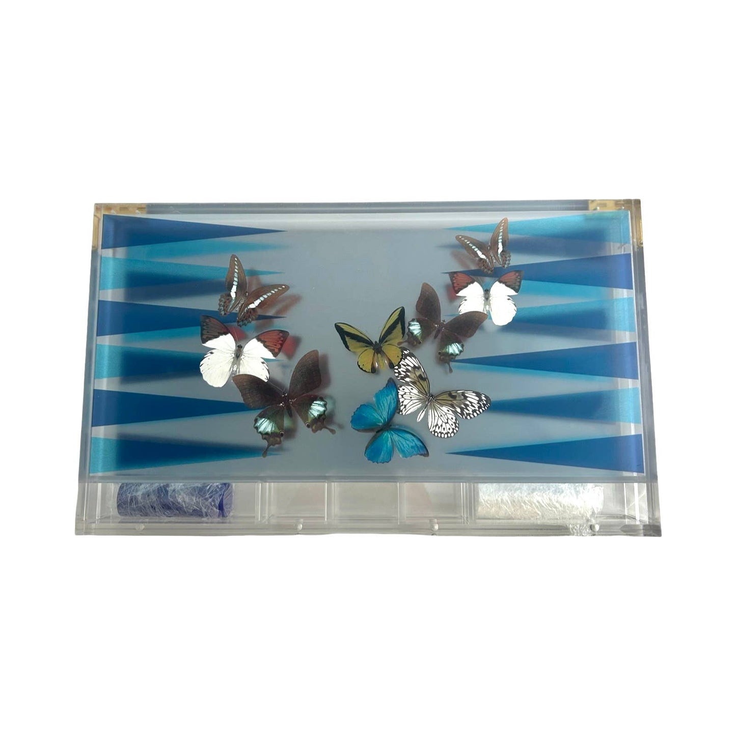 Game, Backgammon- Grey Butterfly