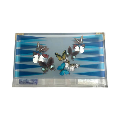 Game, Backgammon- Grey Butterfly