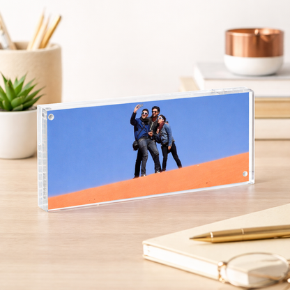 The Original Magnet Frame - Clear, Acrylic Frames - 13 Sizes: 8"x8"
