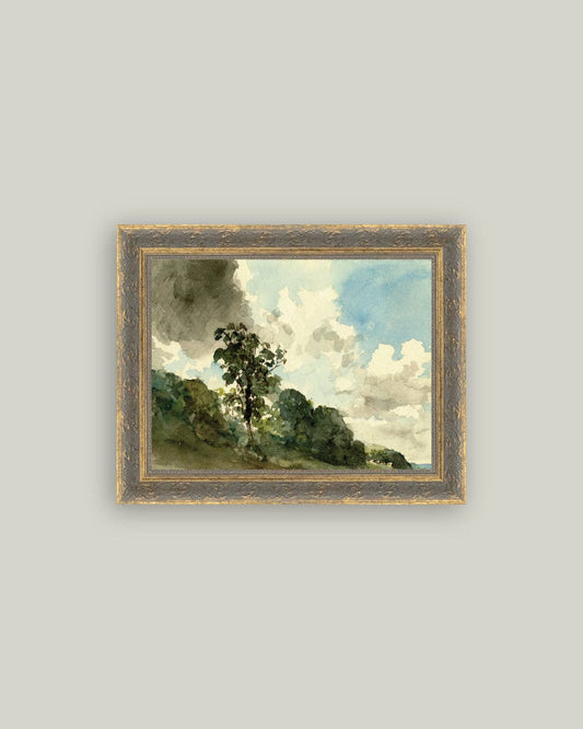 Hampstead Framed Antique Art: 10x8