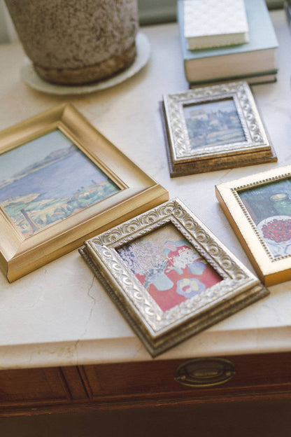 The Plum Blossoms Framed Antique Art: 12x16
