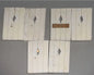 PAIR Eng Painted Wood Doors - 28 in tall x 32 x 1 each