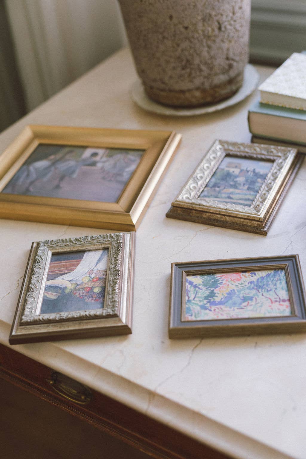 Landscape at Collioure Framed Antique Art: 6x4