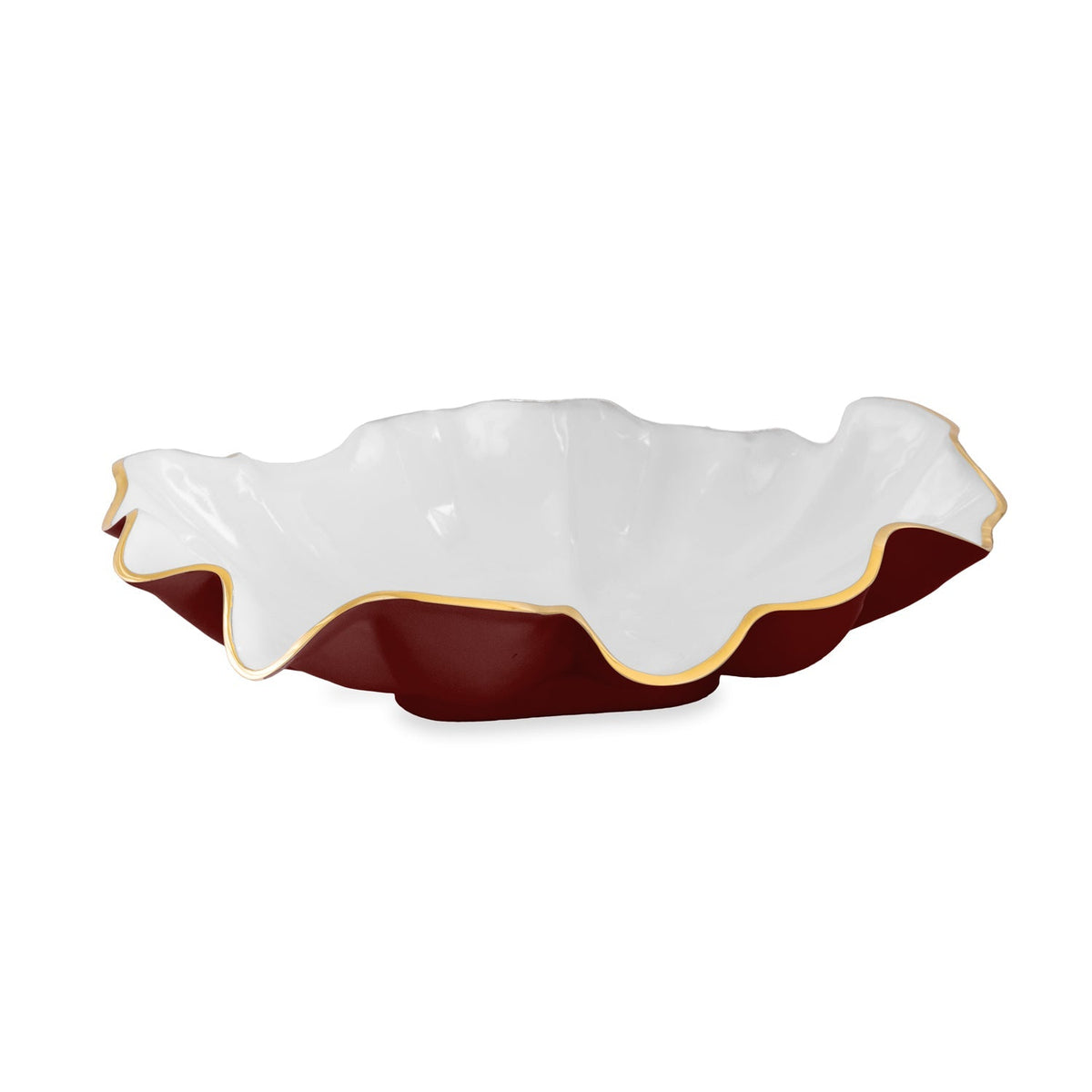 Encanto Aries Lg Bowl Bordeaux/Wht