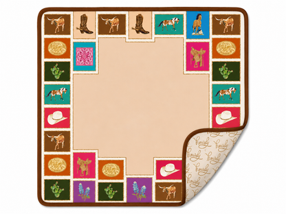 Out West mahjong mat