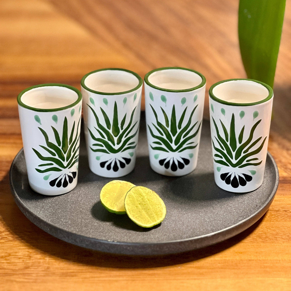 Shot Glasses, Agave Made in Mexico