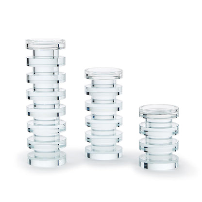 Crystal Candle Holder Set of 3