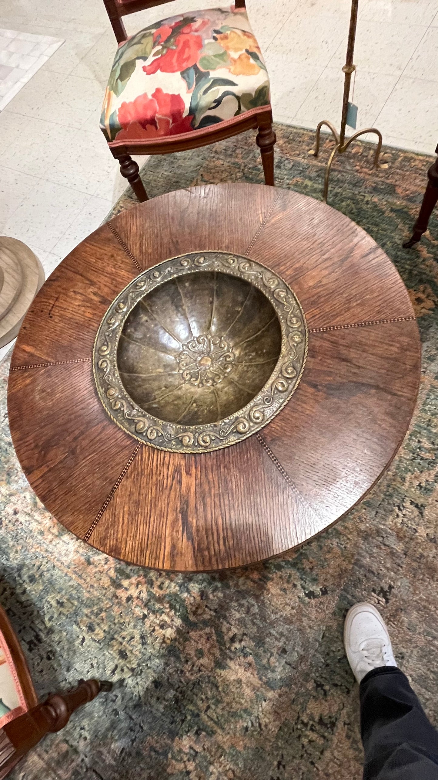 Brasero Table 31"d x 18.5"h