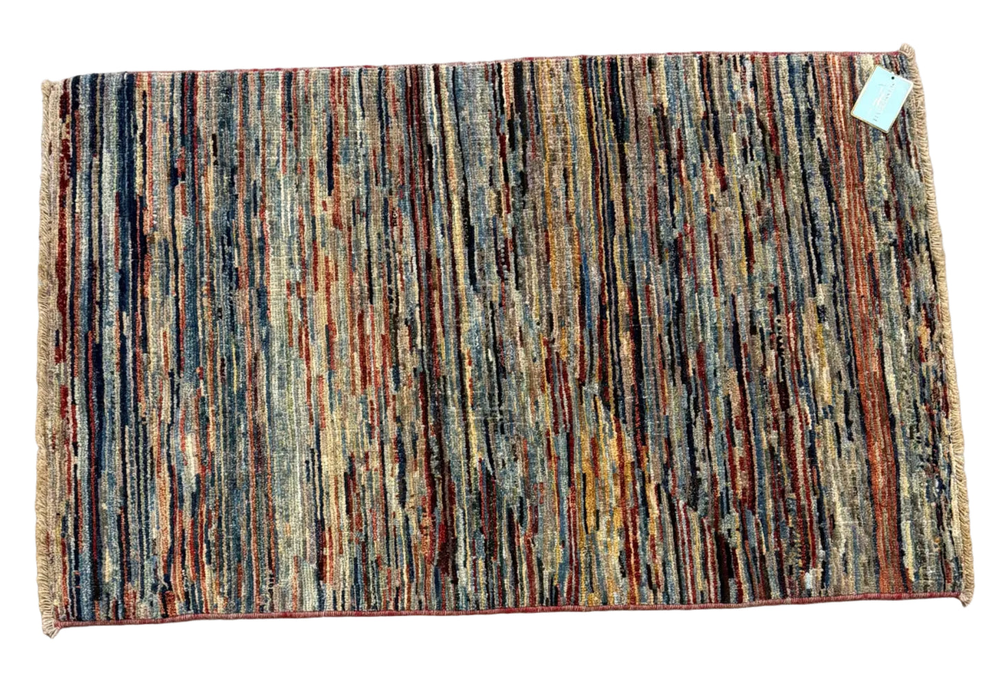 Hand Knotted Wool Rug 2'2" x 3'5"