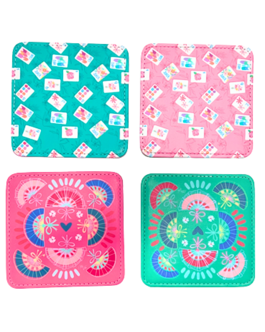 Bonjour Mahjong coasters