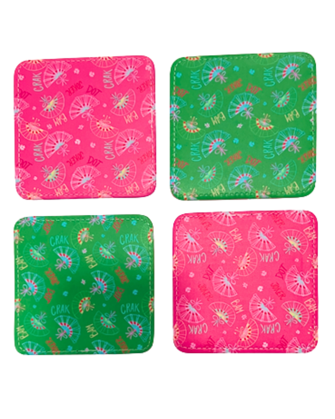 Bonjour Mahjong coasters