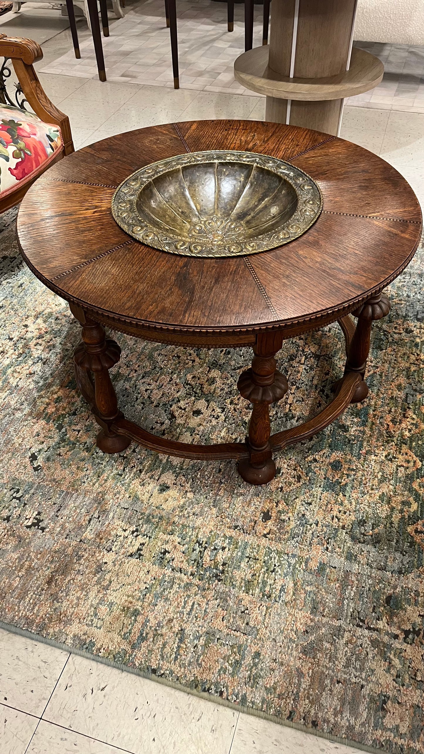 Brasero Table 31"d x 18.5"h
