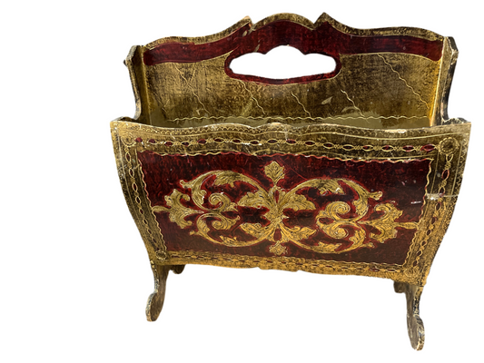 FLORENTINE MAGAZINE RACK FROM ITALY