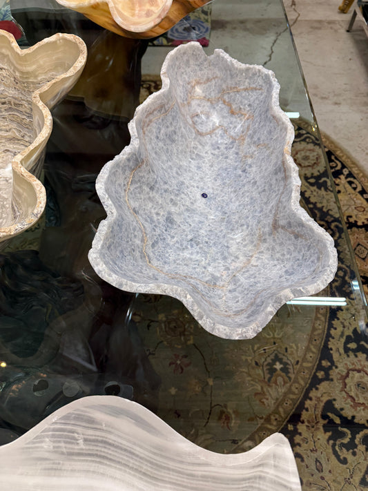 Gray Onyx Bowl 22x13x5.5